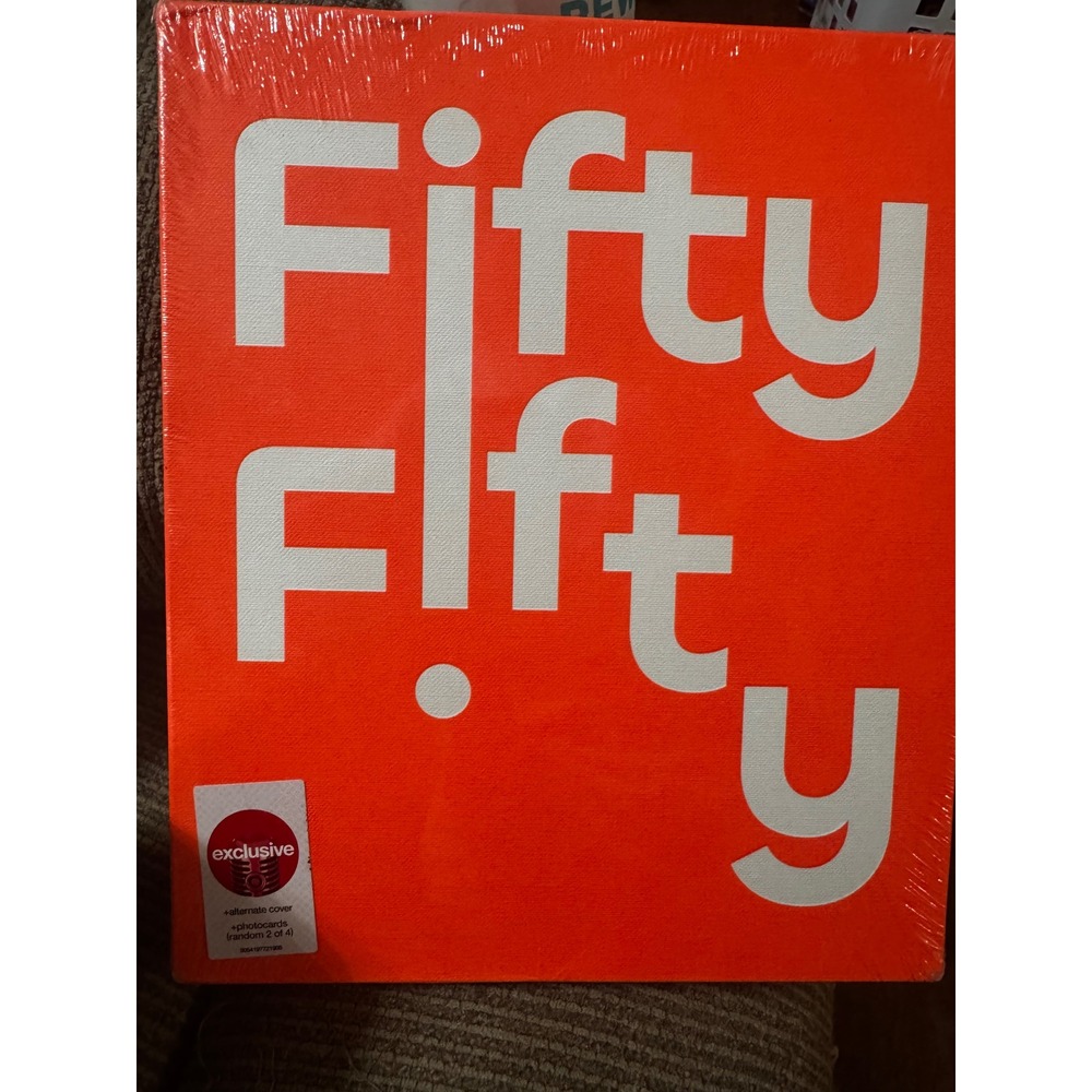 FIFTY FIFTY The Beginning Album Target Exclusive Orange Alternate Cover Sealed